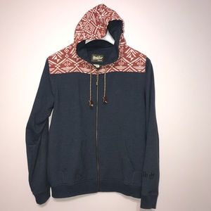 Howler Brothers Full Zip Hoodie Sweatshirt Sz L